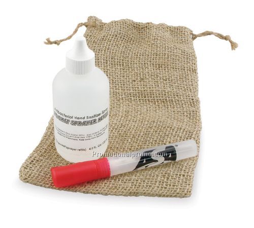 Pocket Sprayer & Refi ll In Jute Bag