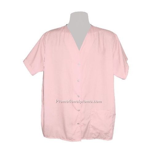 Poplin Hospital Scrub Top