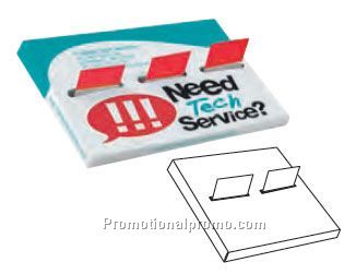 sticky 44576Custom Printed Flag Cardstock Dispenser