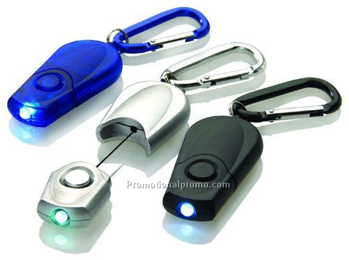 Push Button/Carabiner Clip Flashlight