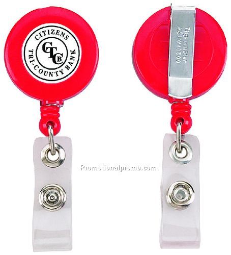 RETRACTABLE BADGE HOLDER WITH PERMA-DURE44576MYLAR C
