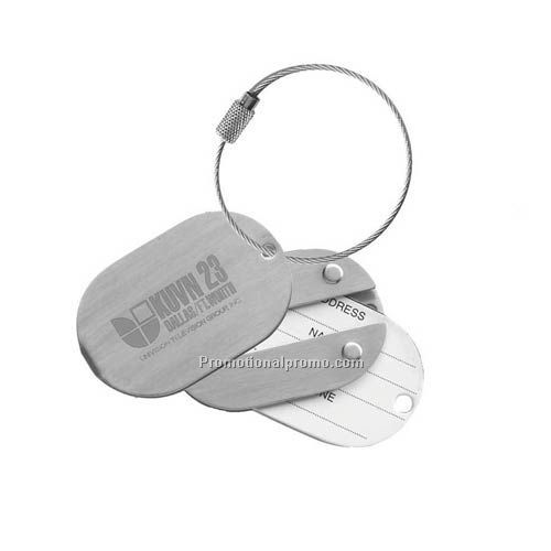 ROUND EDGE METAL TAG
