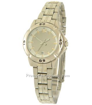 Raft - ladies silver watch with matching color metal bracelet