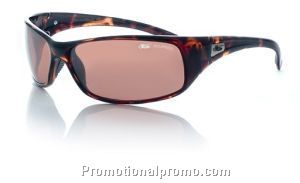 Recoil - Dark Tortoise Frame with Polarized Sandstone Gun Lens