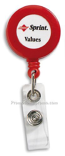 Retractable Badge Reel with Metal Slip Clip