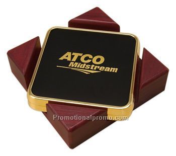 Set of 2 STB with Red Walnut Stand