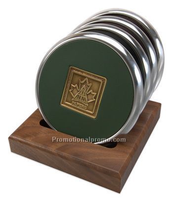 Set of 4 ARG with Walnut Stand