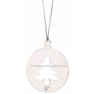 Silver Cut-Out Ornament