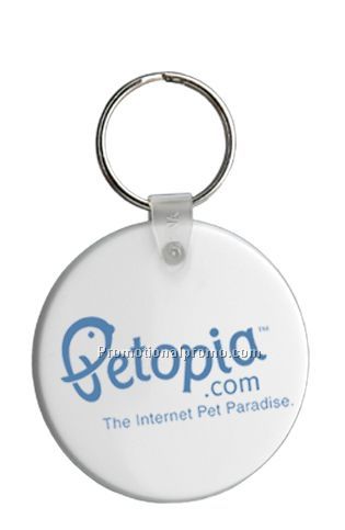 Soft Large Round Key Tag