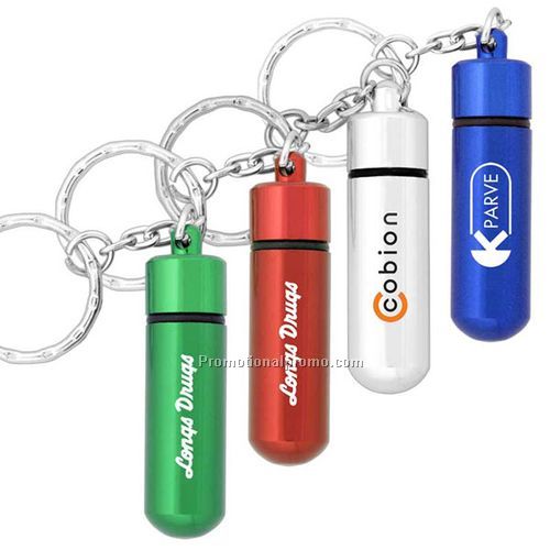 Spirito Aluminium Pill Tube Keychain