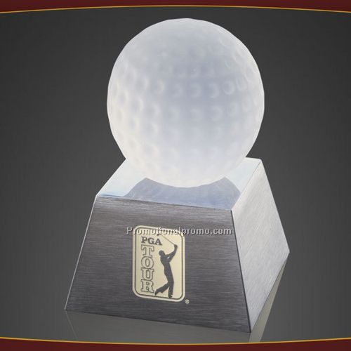 Sports Ball On Aluminum Base