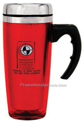 Steel City Commuter Travel Mugs - 18 oz. Red