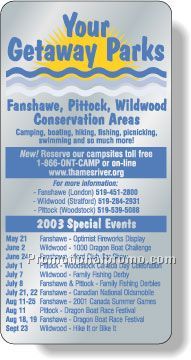 Stock Shape Brite Silver Foil Paper Roll Labels - Rectangle with round corners