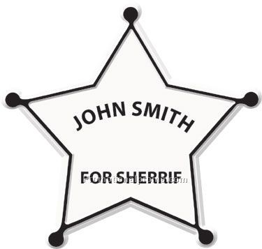 Stock Shaped Badge - 3 1/4