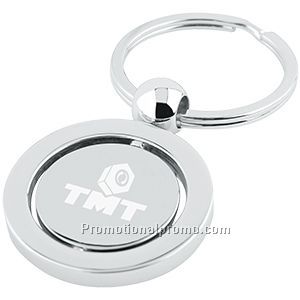 Swivel Globe Key Tag
