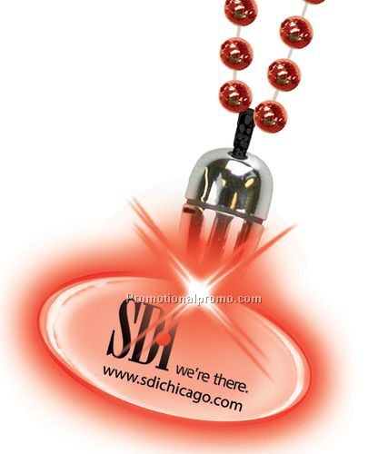 Tear Drop Blinking Pendant Necklaces