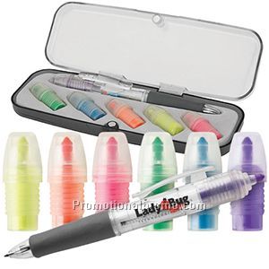 Twist-n-Shout Highlighter/Ballpoint Set