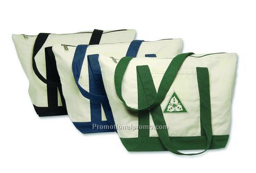 Two tone tote natural/navy