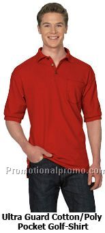 Ultra Guard Cotton/Poly Pocket Golf-Shirt