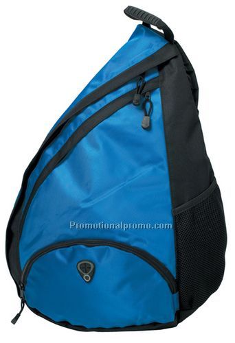Urban Tear Drop Sling Pack -Blue/Printed