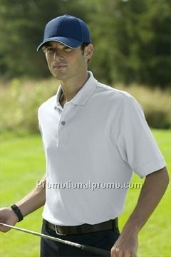 VANSPORT39200TOURNAMENT DOUBLE-TUCK PIQUE POLO