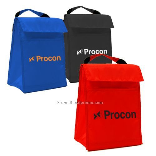 Velcro Lunch Tote - Black