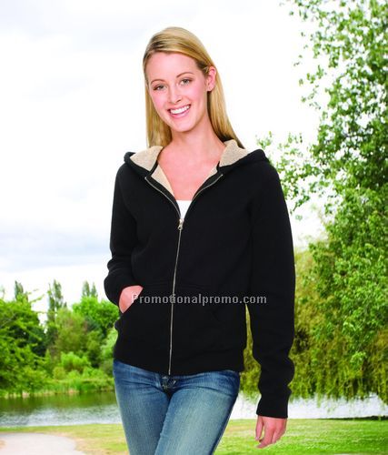 WOMEN37459 TALIA SHERPA LINED 37719AFFLE37920ZIP HOOD