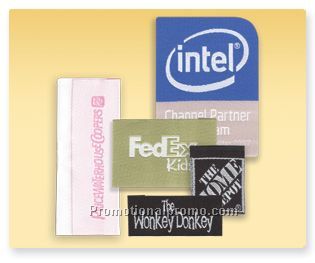 WOVEN LABEL - 3-4 TO 1 SQUARE INCHES