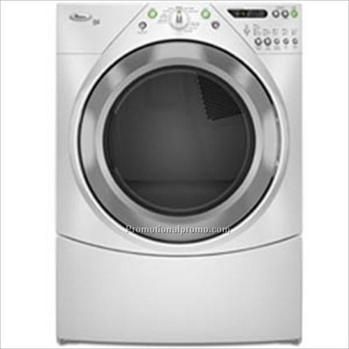 Whirlpool Duet Dryer - White w Chrome accents