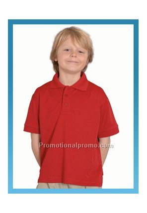 Youth performance pique polo
