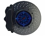 brake disc clock with light sensor