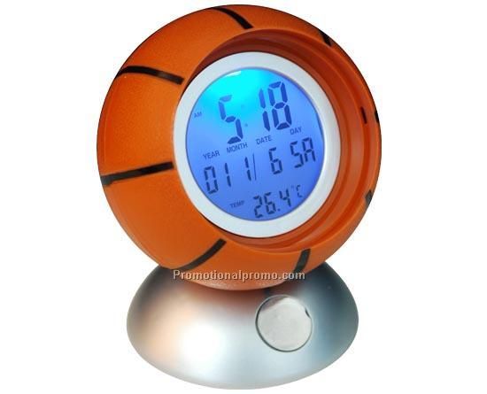 Basketball clock with touch LCD light