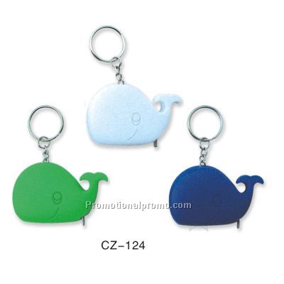 Tape measure keychain