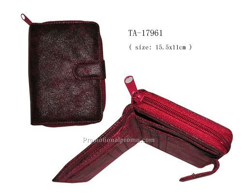 cow leather women`s wallet