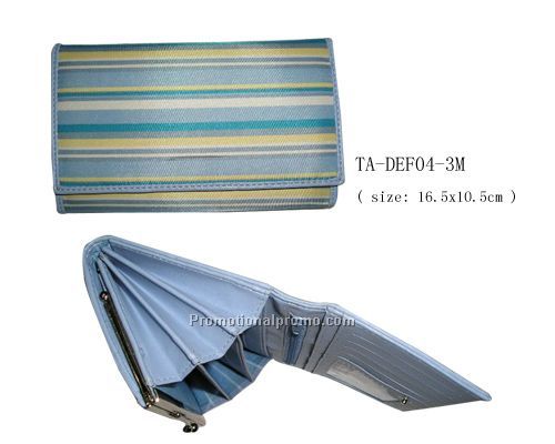 Micro fibre imitation leather women`s wallet