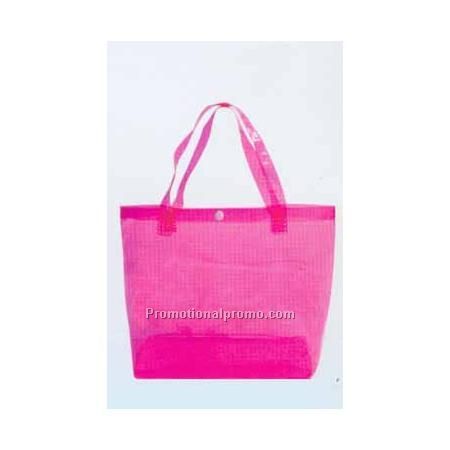 Plastic tote bag