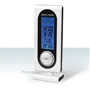 LCD Clock With Light