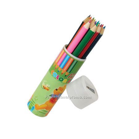 Colored Pencil In Iron Case
