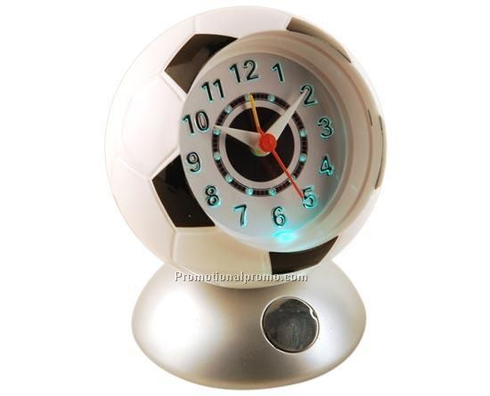 Football clock with touch LED light