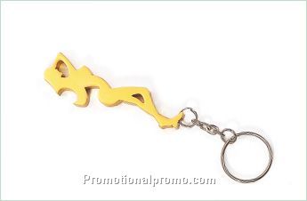 Metal beer bottle opener