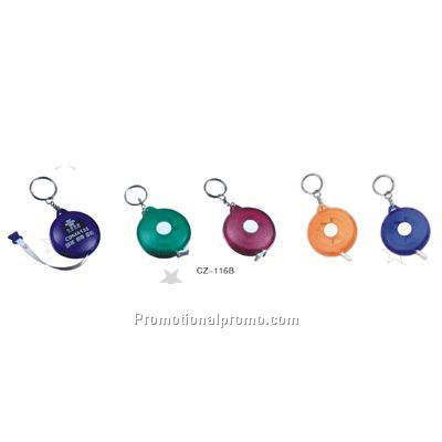 Tape measure keychain