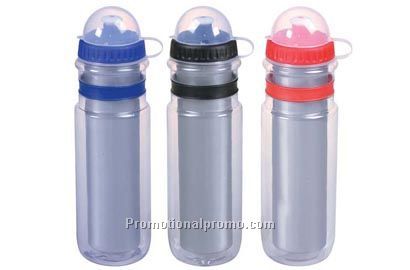 Plastic sports water bottle