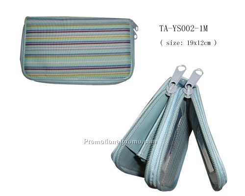 Micro fibre imitation leather women`s wallet