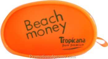 PVC beach coin purse money bag