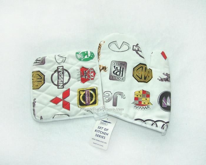 custom oven mitt&pot holder