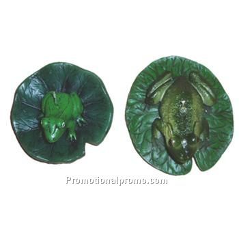 Christmas candle Floating frog