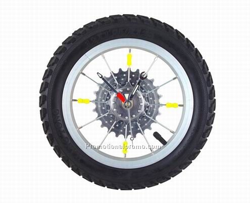 Bicycle tyre clock