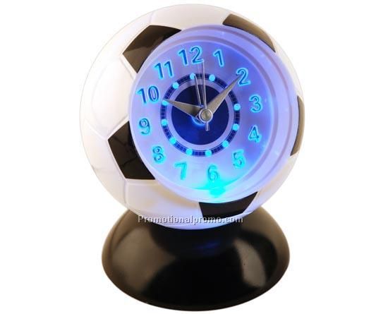 Football clock with constant LED light