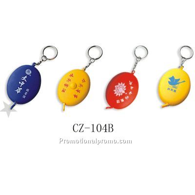 Tape measure keychain