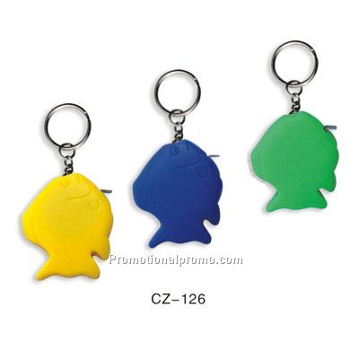 Tape measure keychain